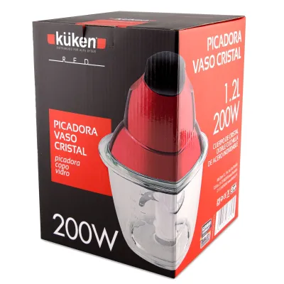 PICADORA VASO CRISTAL 33617/200W KUKEN 