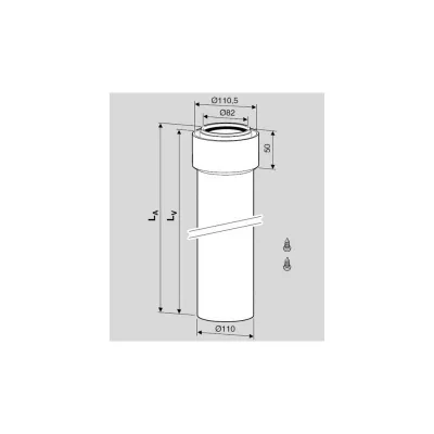 PROLONGACION 1000 MM AZ263 JUNKERS