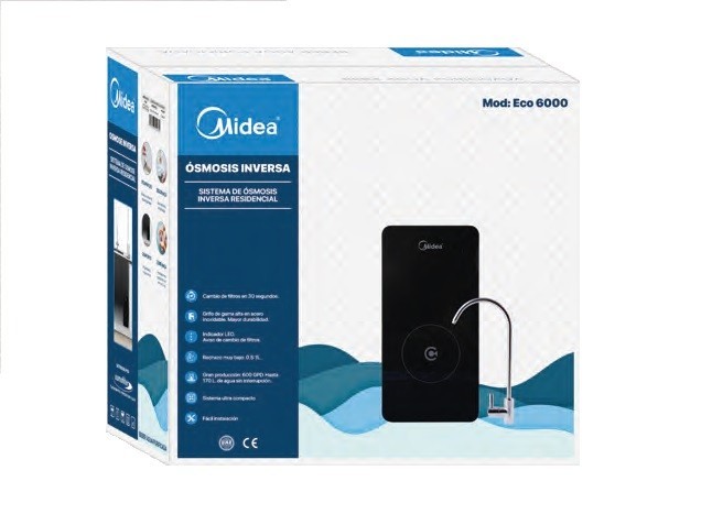 OSMOSIS INVERSA FLUJO DIRECTO ECO 6000 MIDEA