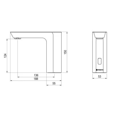 GRIFO ELECTRONICO TEMPORIZA.XT ELEC-L E0178001 PRESTO