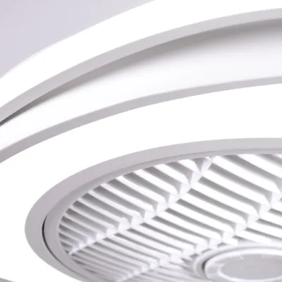 VENTILADOR TECHO AC GENEVA 5 ASPAS 70W LED INTERLUSA