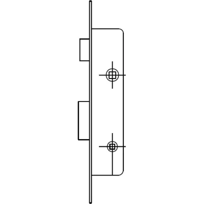 CERRADURA 2214/28 AI INOX TESA