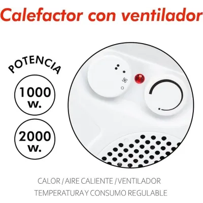 CALEFACTOR C/VENTILADOR HORIZ./VERTICAL 453 HAYDENT