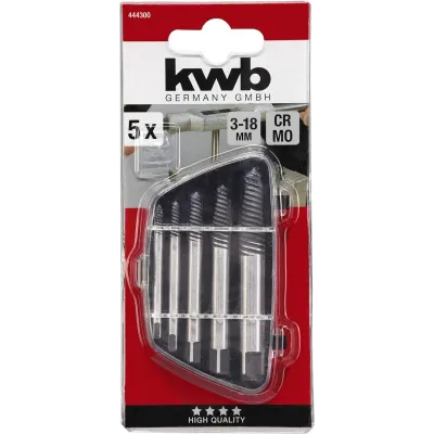 SET EXTRACTORES Nº1-5/49444300/5PZS.KWB BLISTER