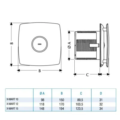 EXTRACTOR X-MART 15 INOX 01060000 INOX CATA