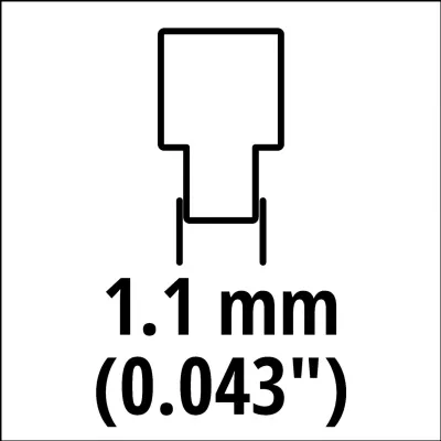 CADENA MOTOSIERRA 20CM/1,1MM/33T 4500193 EINHELL