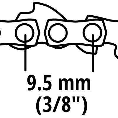 CADENA MOTOSIERRA 20CM/1,1MM/33T 4500193 EINHELL