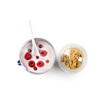 VASO DOBLE PARED PORTAYOGUR-CEREALES 687300 IBILI