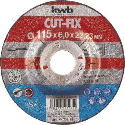 DISCO CORTE CUT-FIX METAL 115X22,23MM 49793165 KWB