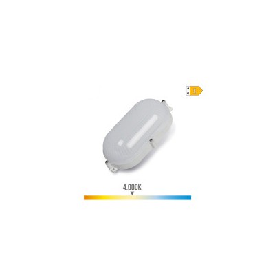 APLIQUE LED OVAL EXTERIOR 34722/9W/4000K BLANCO EDM