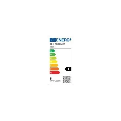 DOWNLIGHT LED CUAD.EMPOTRABLE 5W/6400K 9X9CM CROMO EDM