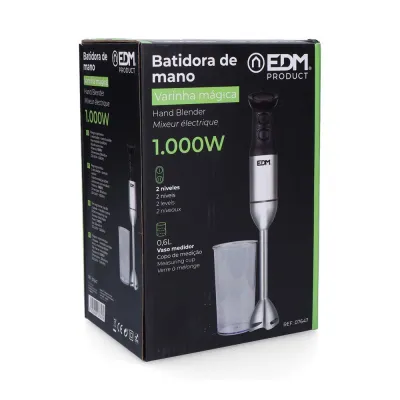 BATIDORA MANO 07647/1000W INOX EDM