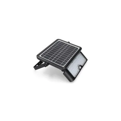 APLIQUE SOLAR RECARCABLE 10W 31844 C/SENSOR NEGRO EDM