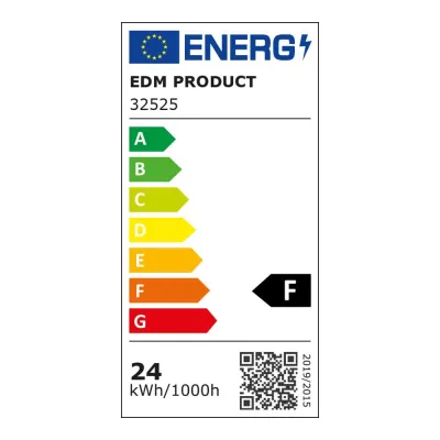 PLAFON LED CUAD.SUPERFICIE EXTRAPLANO 32525 24W/4000K EDM