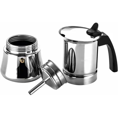 CAFETERA ETNICA 78613/4TAZAS ACERO INOX FAGOR