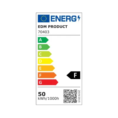 FOCO PROYECTOR LED 70403/50W/6400K NEGRO EDM