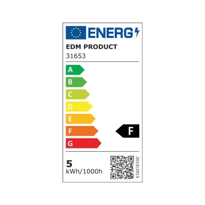 DOWNLIGHT LED RED.EMPOTRABLE 5W/6400K 9CM CROMO EDM