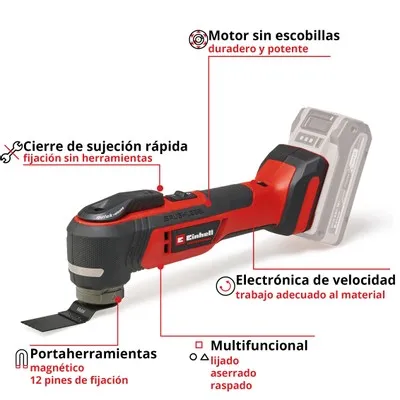 MULTIFUNCIONAL A BATERIA TP-MG 18 LI BL SOLO 4465190 EINHELL