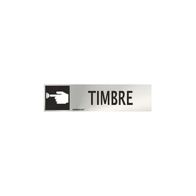 SEÑAL RD707086/200X50MM INOX TIMBRE