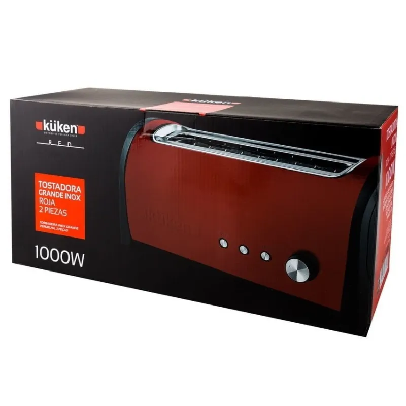 TOSTADOR 33779/1000W GRANDE ROJO KUKEN