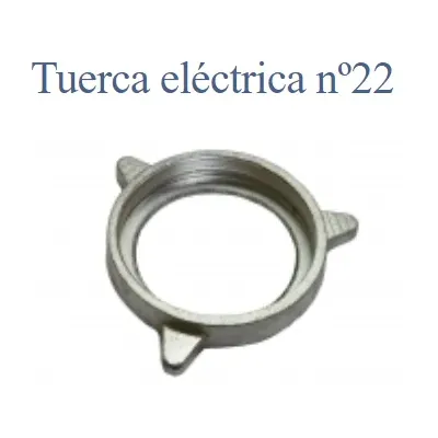 TUERCA MAQUINA PICAR CARNE Nº 22 ELECTRICA GARHE 