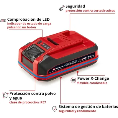 BATERIA 18V 3,0AH SEALED PXC PLUS 4511618 EINHELL