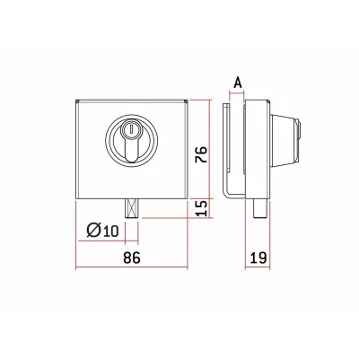 CERRADURA CRISTAL EP8 AACC6003 SAG