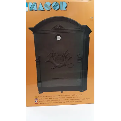 BUZON ALUMINIO 2000 NEGRO FORJA MACOR