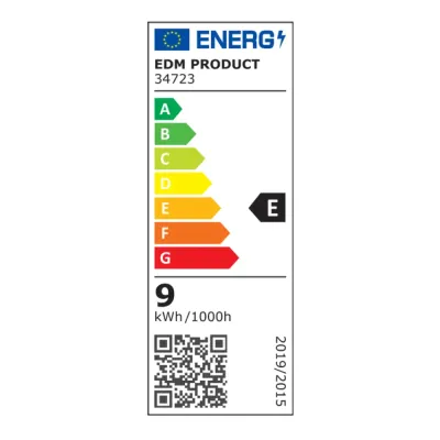 APLIQUE LED OVAL C/REJILLA 34723/9W/4000K BLANCO EDM