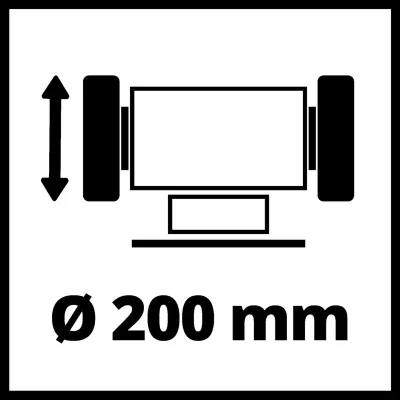 ESMERILADORA DISCO TC-BG 200 L 4412633 EINHELL