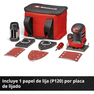 LIJADORA A BATERIA TE-OS 18/113 3X LI-SOLO 4460730 EINHELL