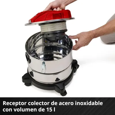 ASPIRADOR CENIZAS TE-AV 18/15 LI C-SOLO 2351700 EINHELL