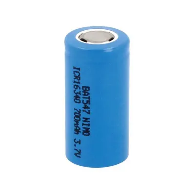 PILA RECARGABLE 700mAh 3.7V LC16340 NIMO 16X34MM EDM