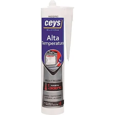 SILICONA 300º/Nº15 506028 NEGRA CEYS 280ML