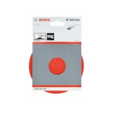 PLATO GOMA 115MM/M12 VELCRO 2608601076 BOSCH