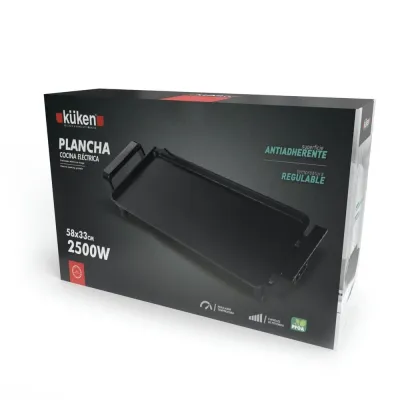 PLANCHA ASAR ELECTRICA 36078 58X33/2500W KUKEN