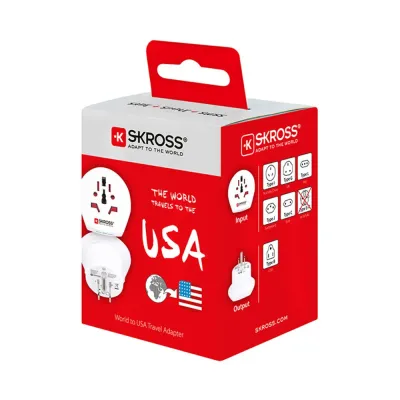 ADAPTADOR MUNDIAL A ESTADOS UNIDOS 1500221-E SKROSS