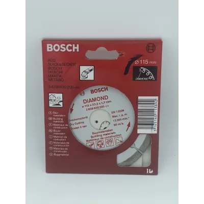 DISCO DIAMANTE 115 x 22,2 mm  CONSTRUCCIÓN  BOSCH para ladrillos . hormigón