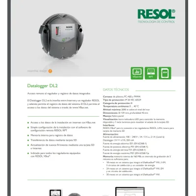 DATALOGGER DL2 18000710 RESOL