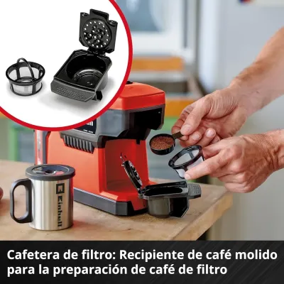 MAQUINA CAFE A BATERIA TE-CF 18 LI SOLO 4609990 EINHELL