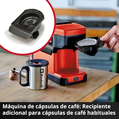 MAQUINA CAFE A BATERIA TE-CF 18 LI SOLO 4609990 EINHELL