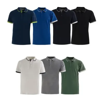 POLO ROBIN HH171 MANGA CORTA 100% ALGODON ROSSINI