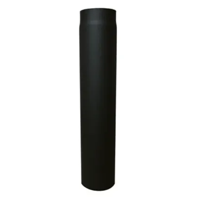 TUBO CHIMENEA 150mm x 2mm 1 Mt Soldado ANTRACITA