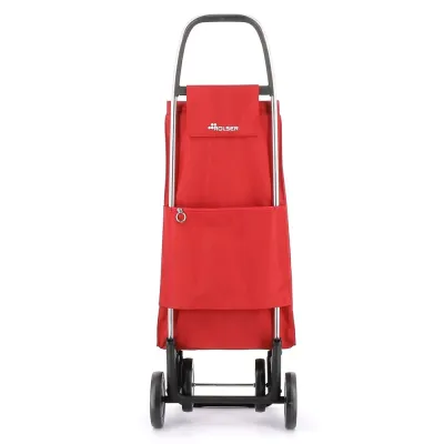 CARRO COMPRA AKANTO MF 4 RUEDAS ROJO ROLSER