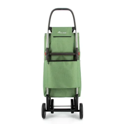 CARRO COMPRA BIG TWEED 4 RUEDAS PLEGABLE VERDE ROLSER 