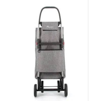 CARRO COMPRA BIG TWEED 4 RUEDAS PLEGABLE GRIS ROLSER