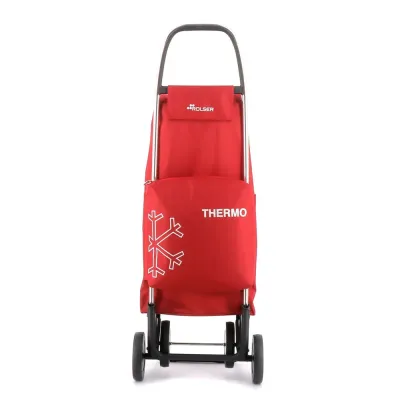 CARRO COMPRA I-MAX TERMO ZEN 4 RUEDA ROJO ROLSER