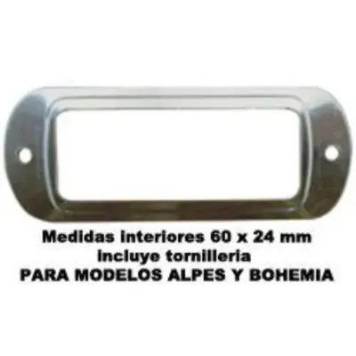 CONJUNTO TARJETEROS 60603/60X24 ACERO INOX BTV