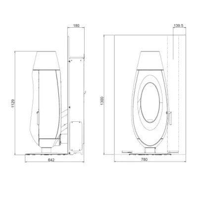 ESTUFA PELLET OVE PLUG IN AUTO INVICTA