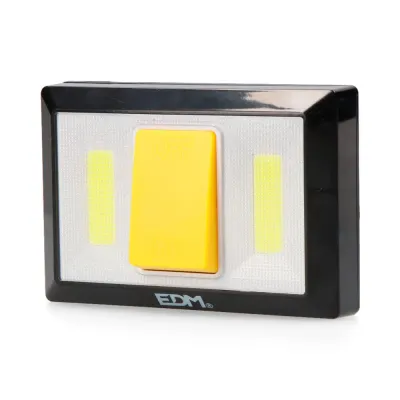 LINTERNA LED 36440/200LUM.BASE IMAN ADHESIVA PILAS EDM